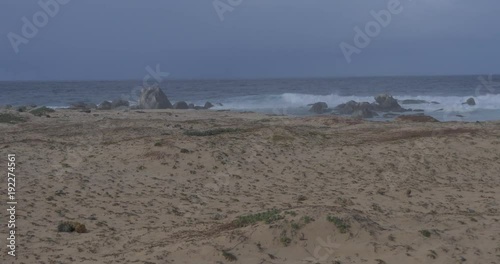 Aruba Beach before a hurricane