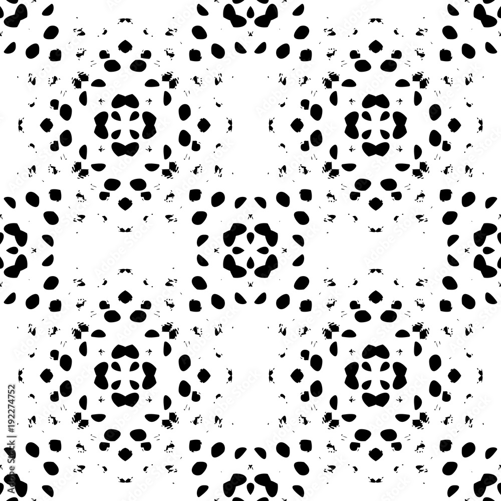 Black and White Seamless Grunge Dust Messy Pattern. Easy To Create Abstract Vintage, Dotted, Scratched Effect With Grain And Noise. Aged Design Element. Black and White Vector Black and White Seamless Grunge Dust Messy Pattern. Easy To Create Abstract Vintage, Dotted, Scratched Effect With Grain And Noise. Aged Design Element. Black and White Vector