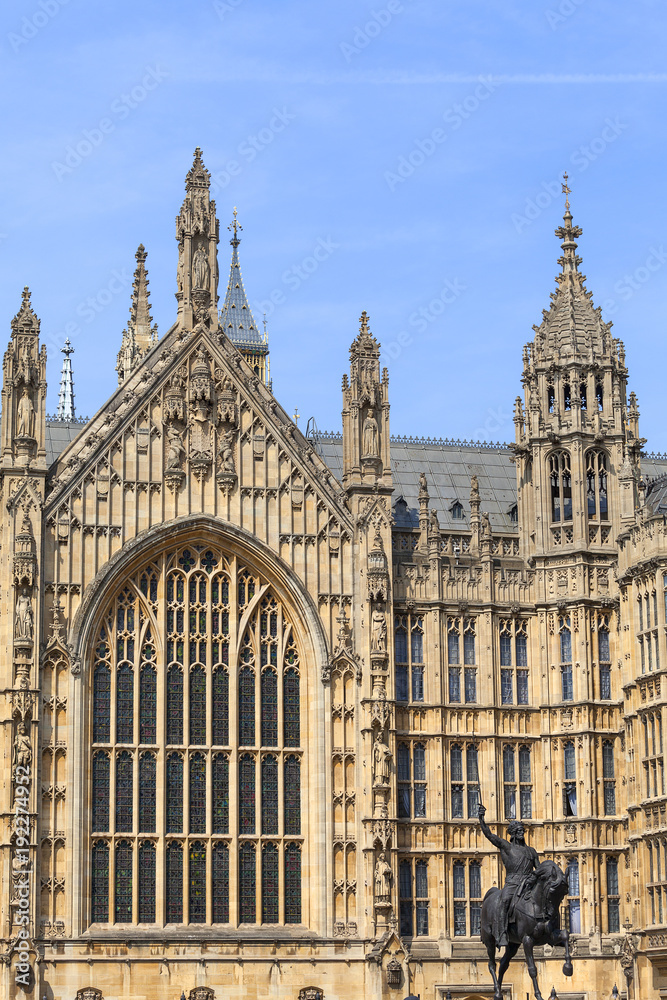 Palace of Westminster, parliament, facade, London, United Kingdom, England. Palace of Westminster, parliament, facade, London, United Kingdom, England.