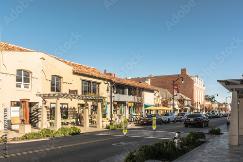 Burlingame Main Street, California