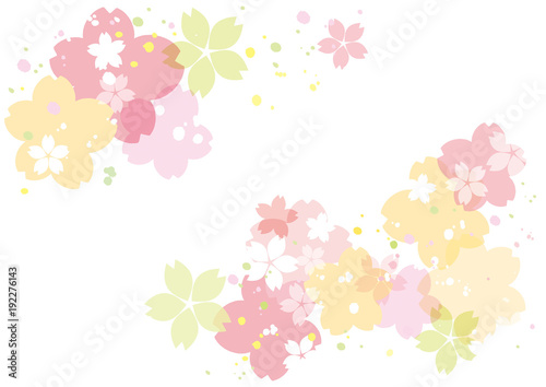 Wallpaper Mural 桜 春ポスター 横 ライン Torontodigital.ca
