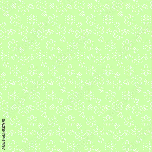 Colorful seamless pattern with flowers. Vector background