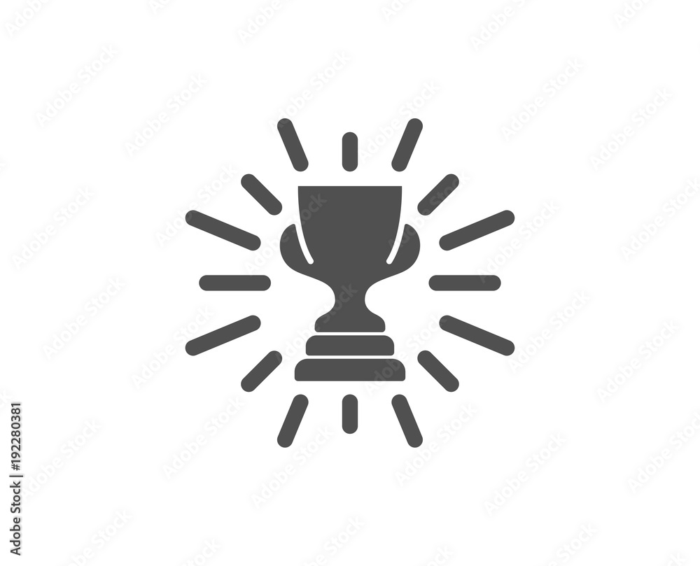 Award cup simple icon. Winner Trophy symbol. Sports achievement sign. Quality design elements. Classic style. Vector Award cup simple icon. Winner Trophy symbol. Sports achievement sign. Quality design elements. Classic style. Vector