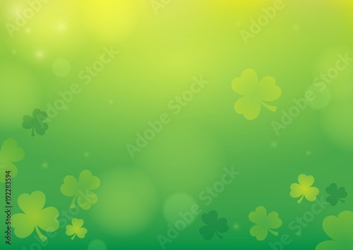 Three leaf clover abstract background 1