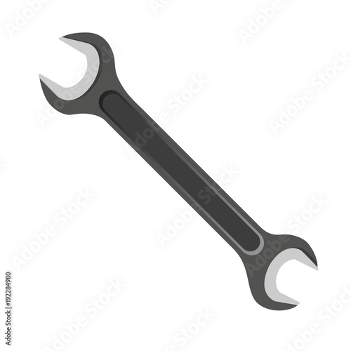 Wrench on a white background