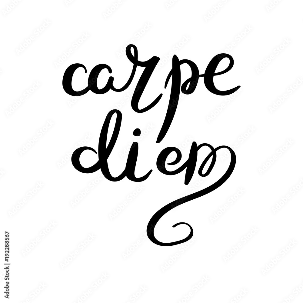Hand drawn vector lettering phrase. Modern motivating calligraphy decor for wall, poster, prints, cards, t-shirts and other Hand drawn vector lettering phrase. Modern motivating calligraphy decor for wall, poster, prints, cards, t-shirts and other