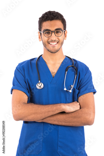 a smiling doctor