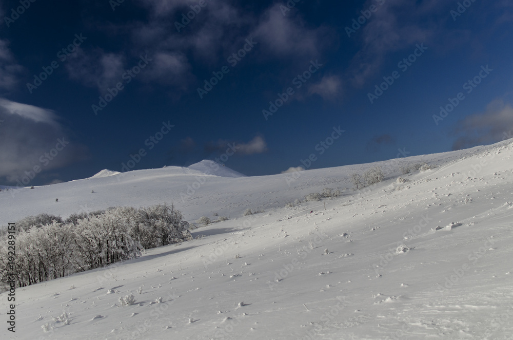 Bieszczady zimą 