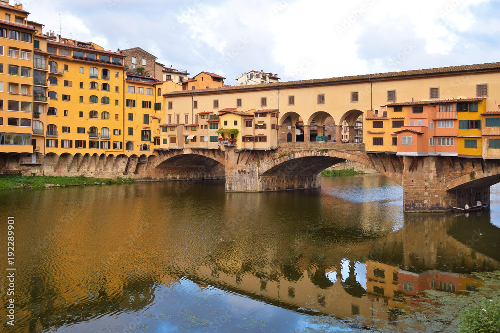 Ponte Vecchio in Florence in Italy.