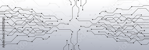 Technological virtual background. Digital networking concept. 3D Rendering