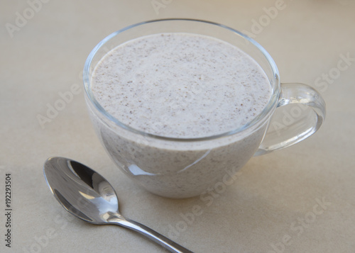 Smoothie with flax seeds