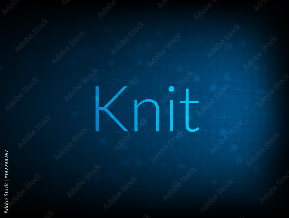 Knit abstract Technology Backgound