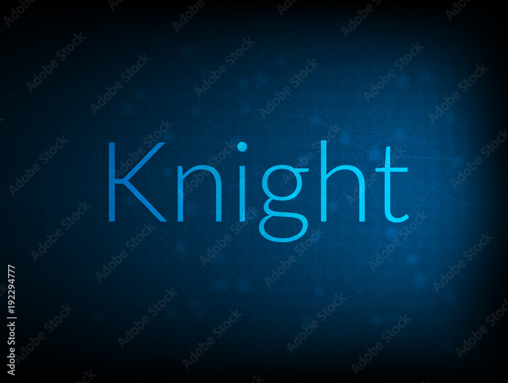 Knight abstract Technology Backgound