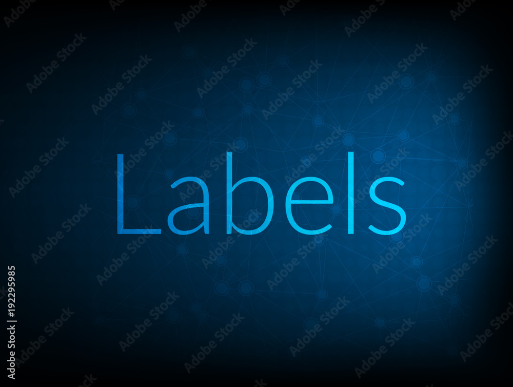 Labels abstract Technology Backgound