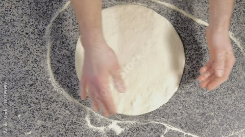 cooking pizza and calzone in a restaurant