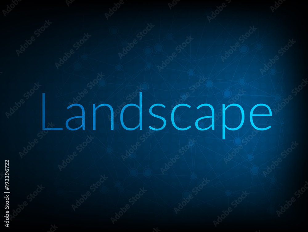 Landscape abstract Technology Backgound Landscape abstract Technology Backgound