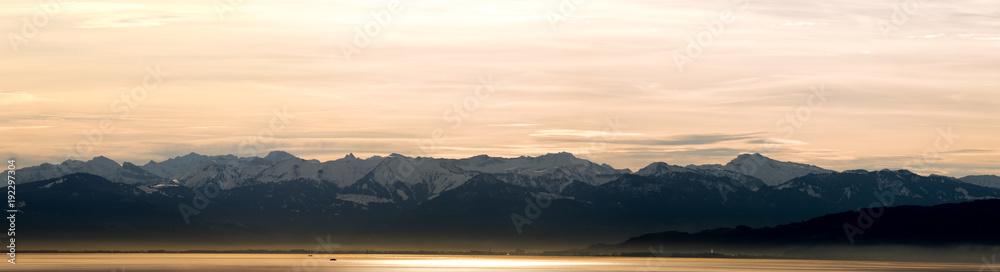 Das Schweizer Ufer des Bodensees - Panorama