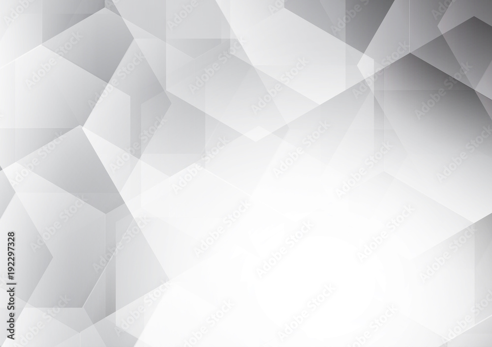 White and gray color modern futuristic polygon abstract vector background, with copy space for your business White and gray color modern futuristic polygon abstract vector background, with copy space for your business