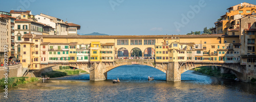 Ponte Vecchio over Arno river in Florence, Tuscany, Italy © Delphotostock