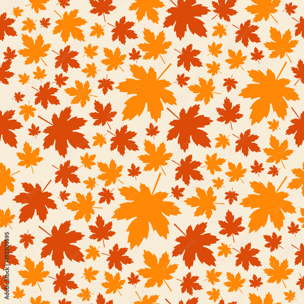 Maple Leaves seamless patern. Vector illustration. Maple Leaves seamless patern. Vector illustration.