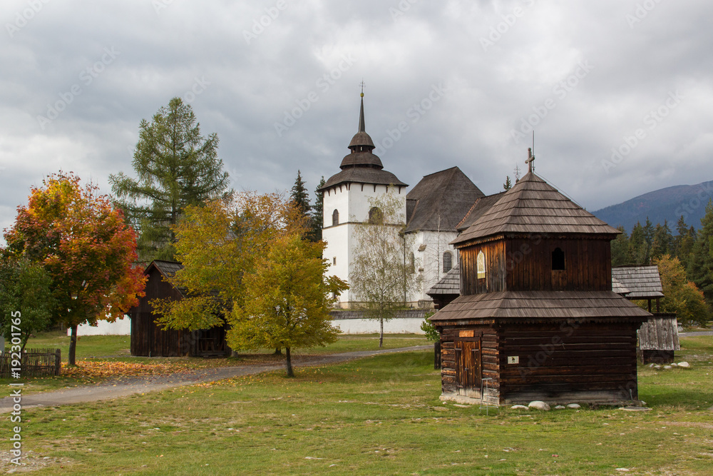 Old traditional Slovakian village