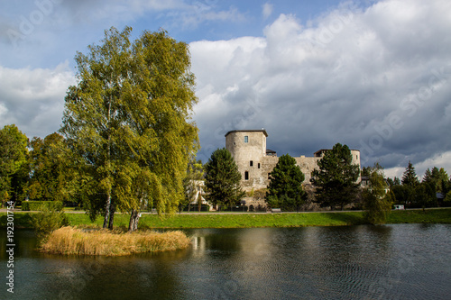 Obraz na płótnie Liptovsky hradok, ruins, Slovakia w salonie