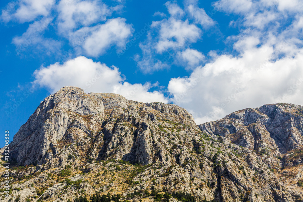 Steep and Rocky Montenegro Cliffs