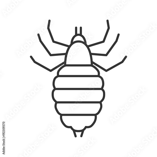 Louse linear icon