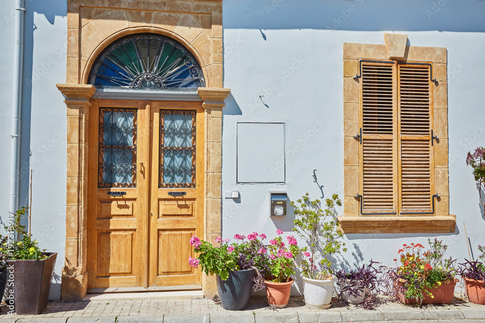 yellow shutters window and door yellow shutters window and door