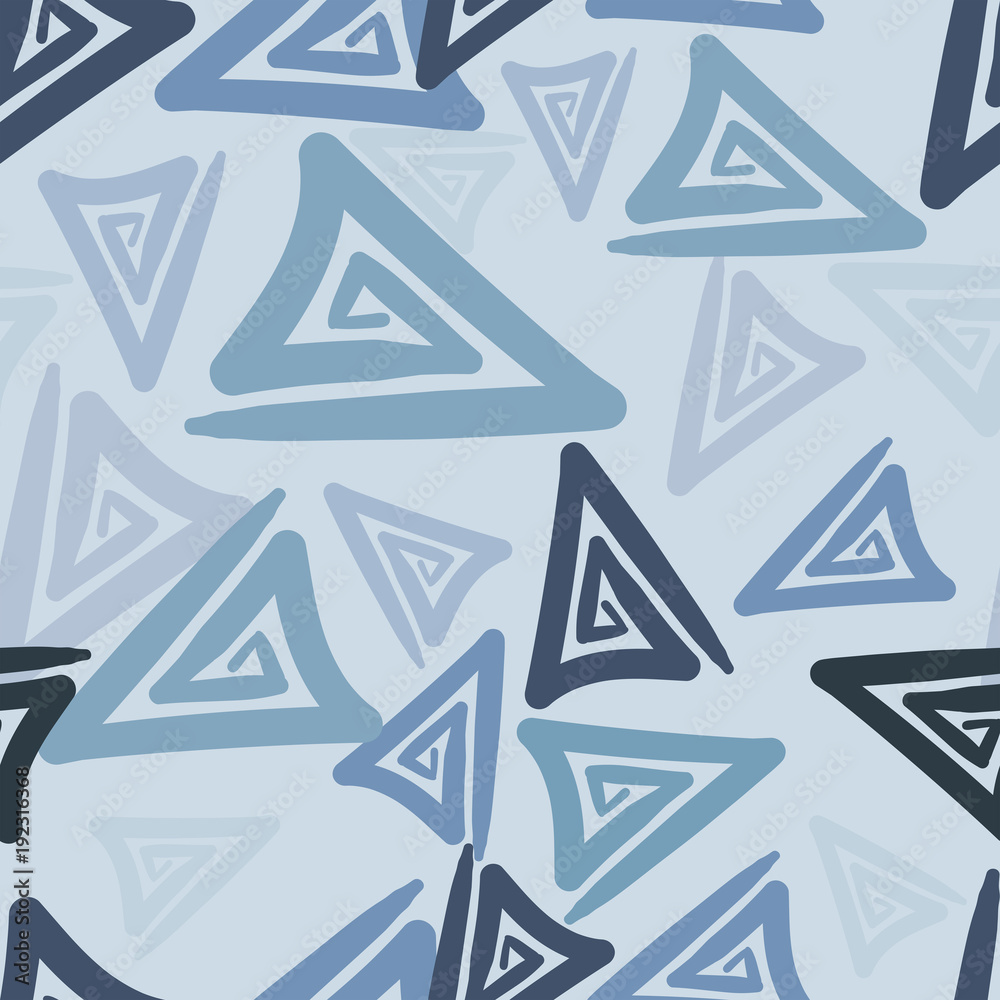 A seamless pattern of roughly shaded colorful triangles A seamless pattern of roughly shaded colorful triangles