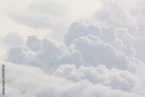 Fototapeta Naklejka Na Ścianę i Meble -  white cloud sky background and texture