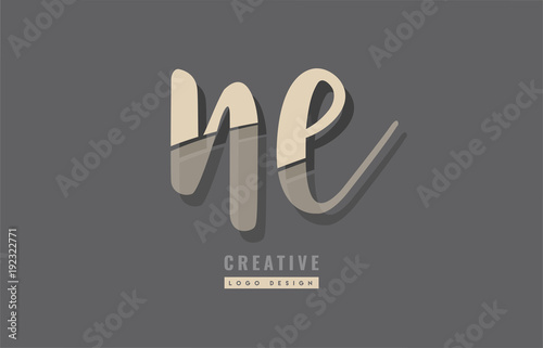 Design of logo with grey background color suitable as an icon for a company or business