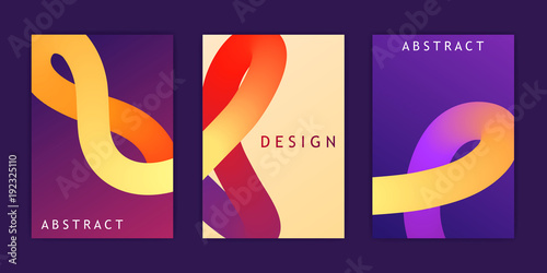 set of abstract design banners.  vector illustration