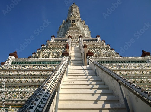 Wat Arun old temple in Bangkok Thailand