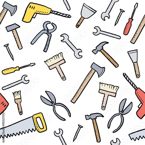 Seamless tools background