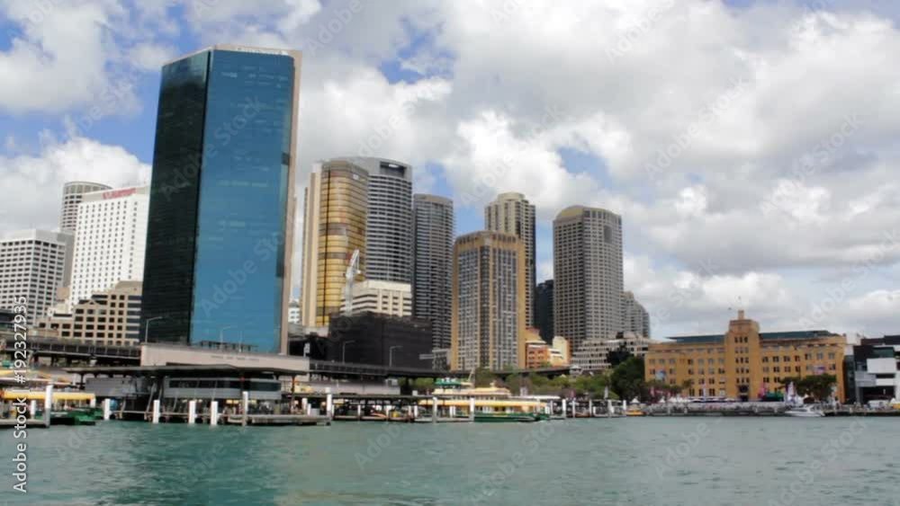 Sydney Ferries and high rise buildings at Circular Quay in Sydney Sydney Ferries and high rise buildings at Circular Quay in Sydney