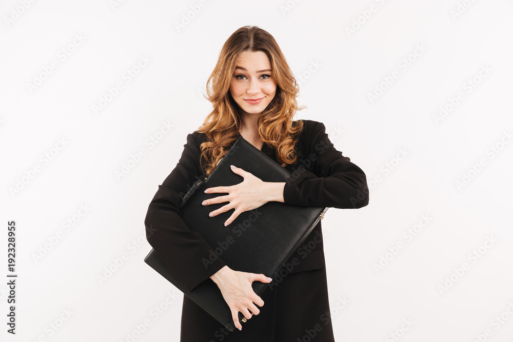 Portrait of a satisfied young businesswoman Portrait of a satisfied young businesswoman