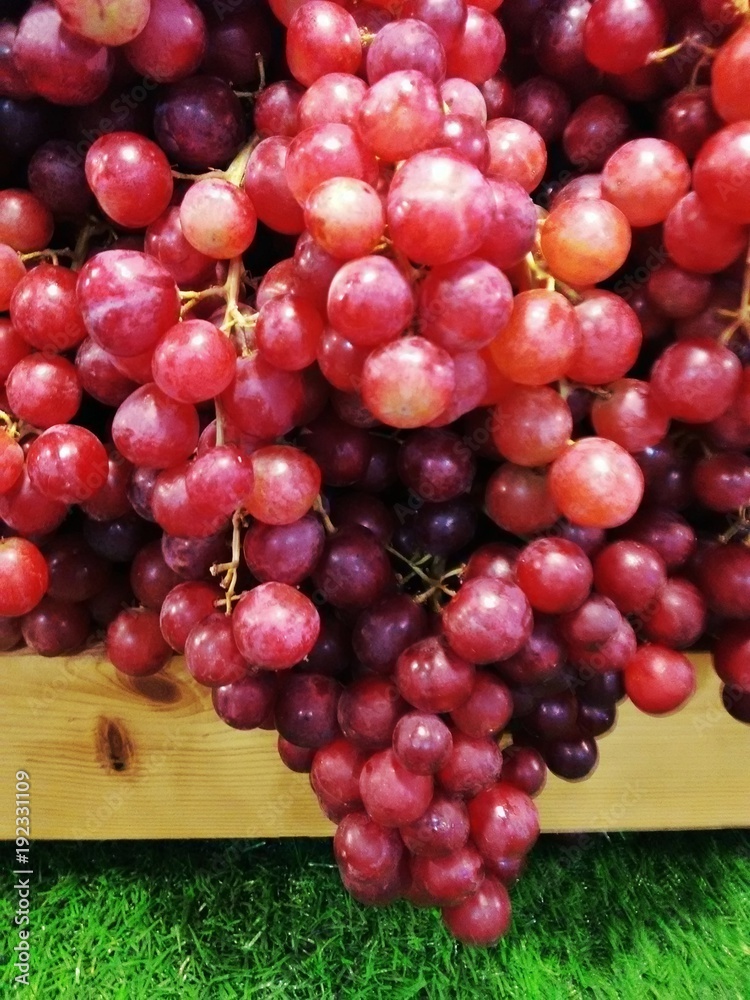 Purple grapes produce from farmers in Thailand. Purple grapes produce from farmers in Thailand.