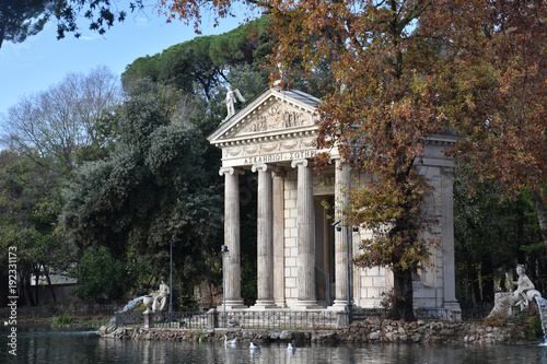 Temple of Asclepius, Villa Borghese, Rome Italy