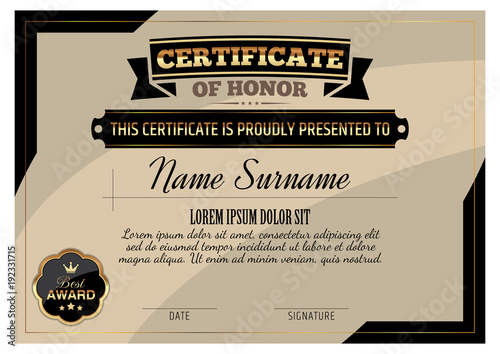 Certificate Template