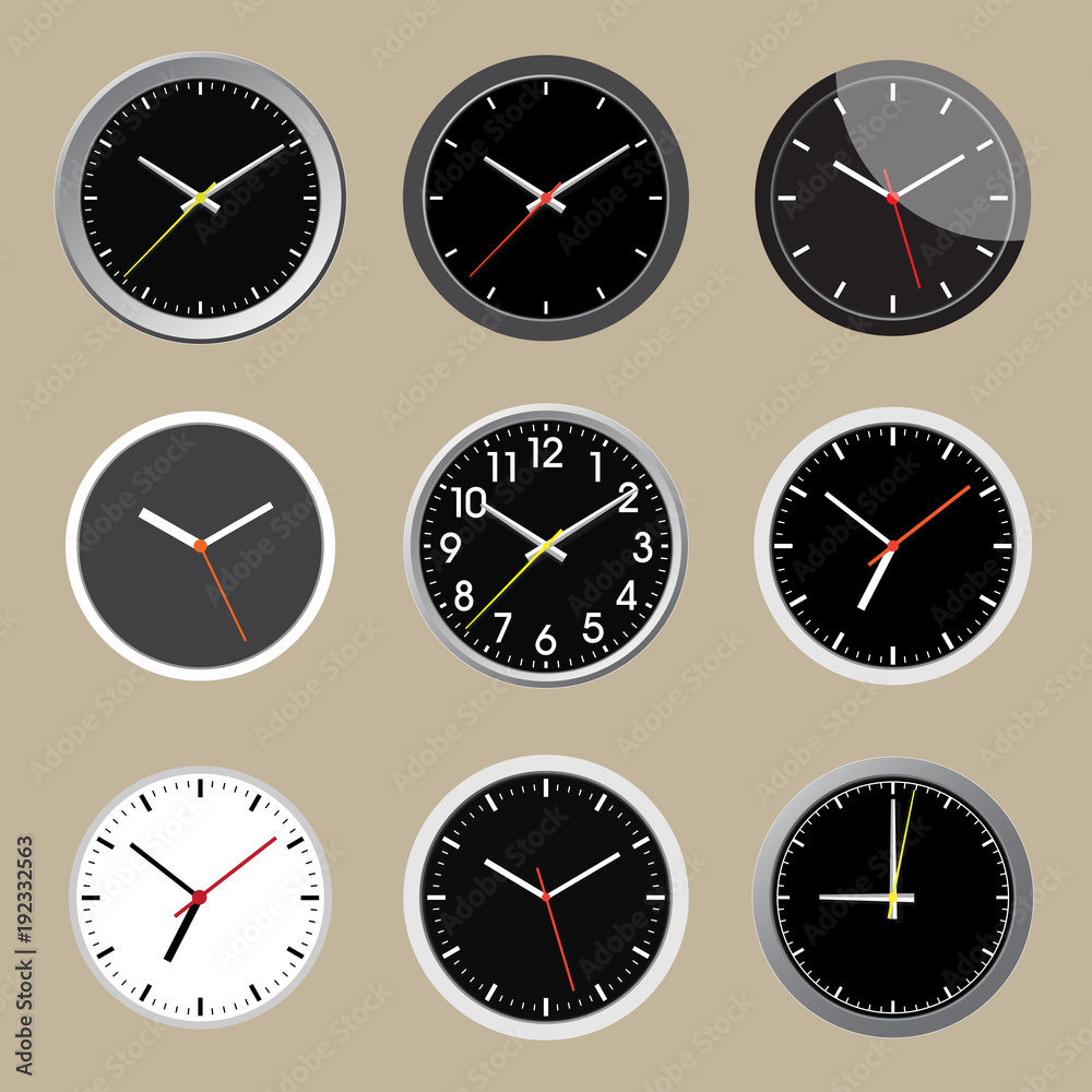 Set of clocks