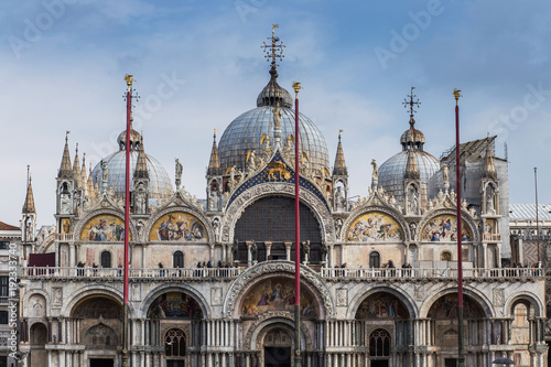 Fototapeta Great architecture of San Marco square in Venice.