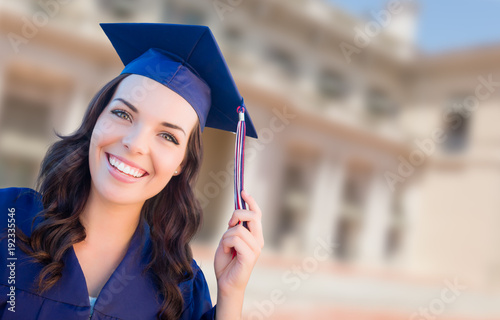 Happy Graduating Mixed Race...