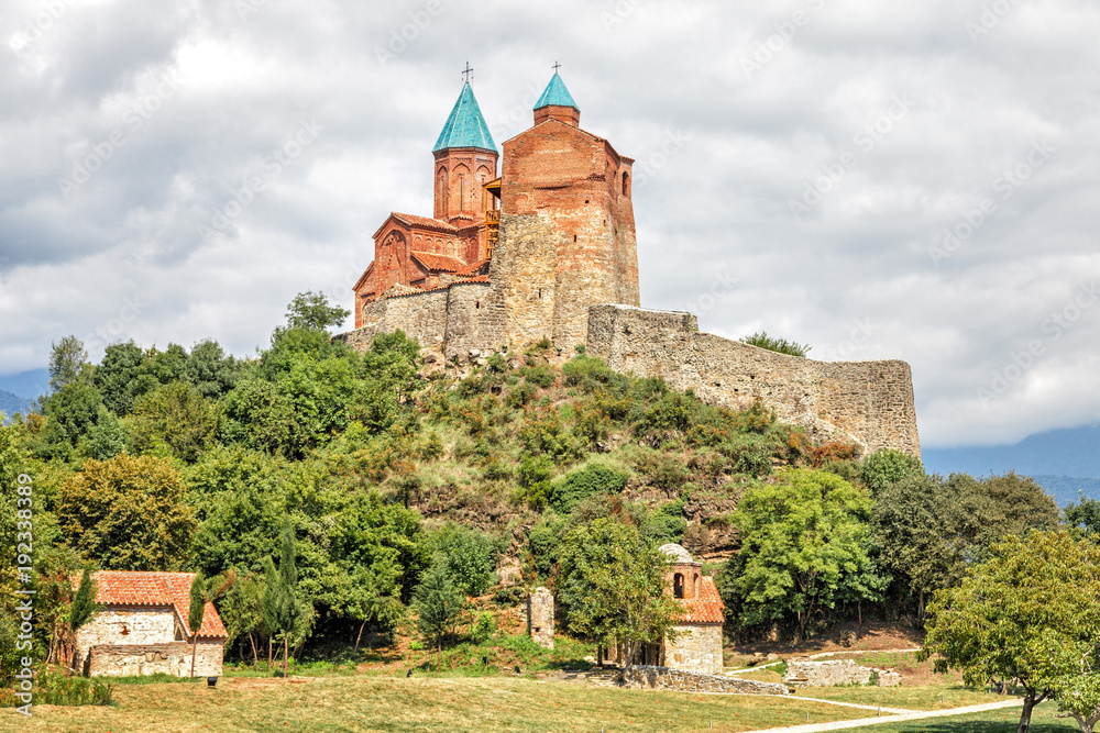 The royal citadel Gremi - a 16th-century architectural monument. Kakheti. Tourists sights  of Georgia