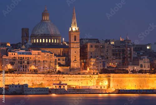 Valletta At Night, Malta © IndustryAndTravel