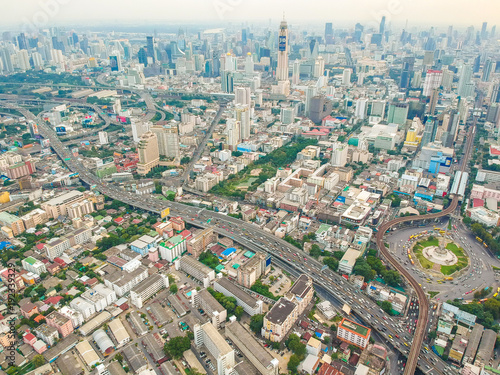Cityscape of Bangkok skyscraper © themorningglory