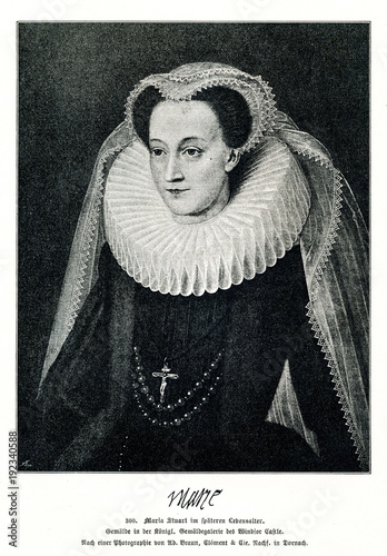 Mary, Queen of Scots (from Spamers Illustrierte Weltgeschichte, 1894, 5[1], 641)