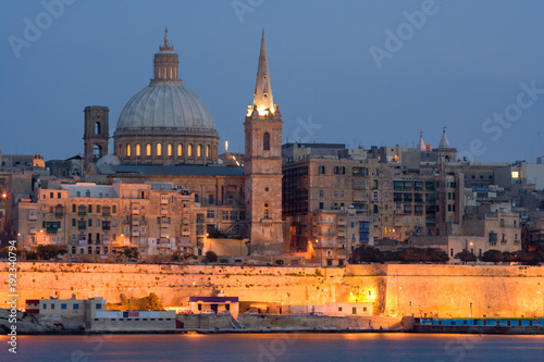 Valletta Skyline In The Evening, Malta © IndustryAndTravel