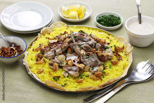 mansaf, Jordanian national dish