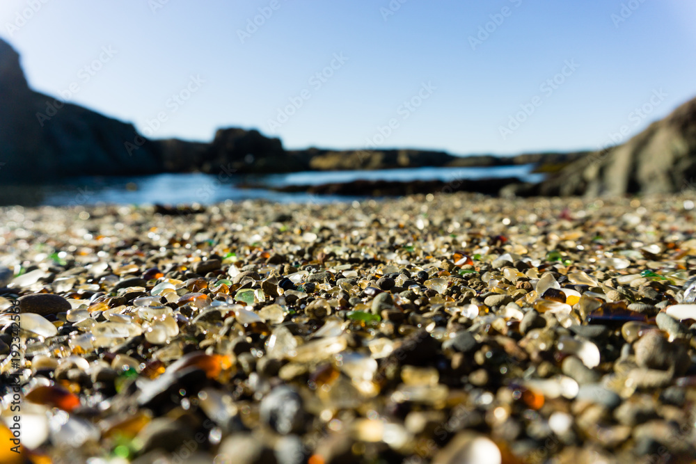Obraz premium Glass Beach Close Up